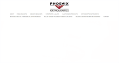 Desktop Screenshot of phoenixorthodontics.com