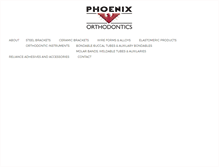 Tablet Screenshot of phoenixorthodontics.com